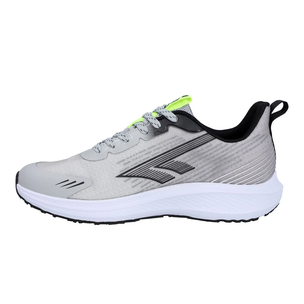 Cool Grey-Black-Acid Lime - Lifestyle - Hi-Tec Mens Santorini Trainers