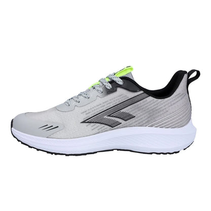 Cool Grey-Black-Acid Lime - Lifestyle - Hi-Tec Mens Santorini Trainers
