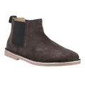 Pirate Black - Front - Jack And Jones Mens Bravo Suede Chelsea Boots