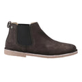 Pirate Black - Side - Jack And Jones Mens Bravo Suede Chelsea Boots