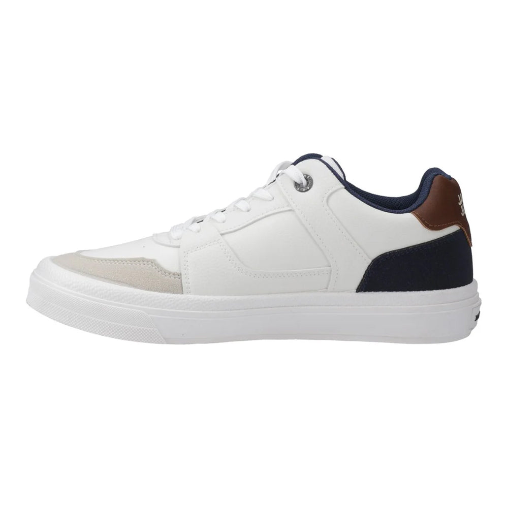 White - Lifestyle - Jack And Jones Mens Barton Combo Trainers