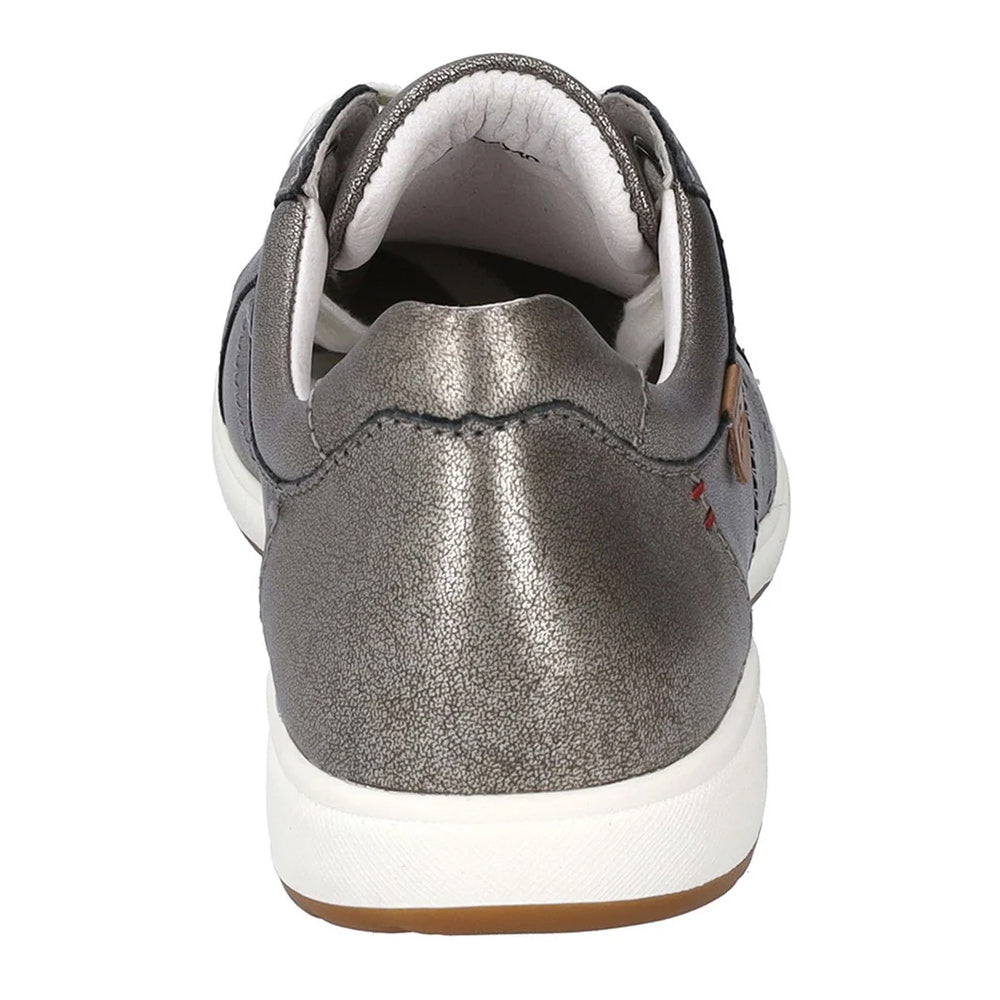 Silver Platinum - Back - Josef Seibel Womens-Ladies Caren Trainers