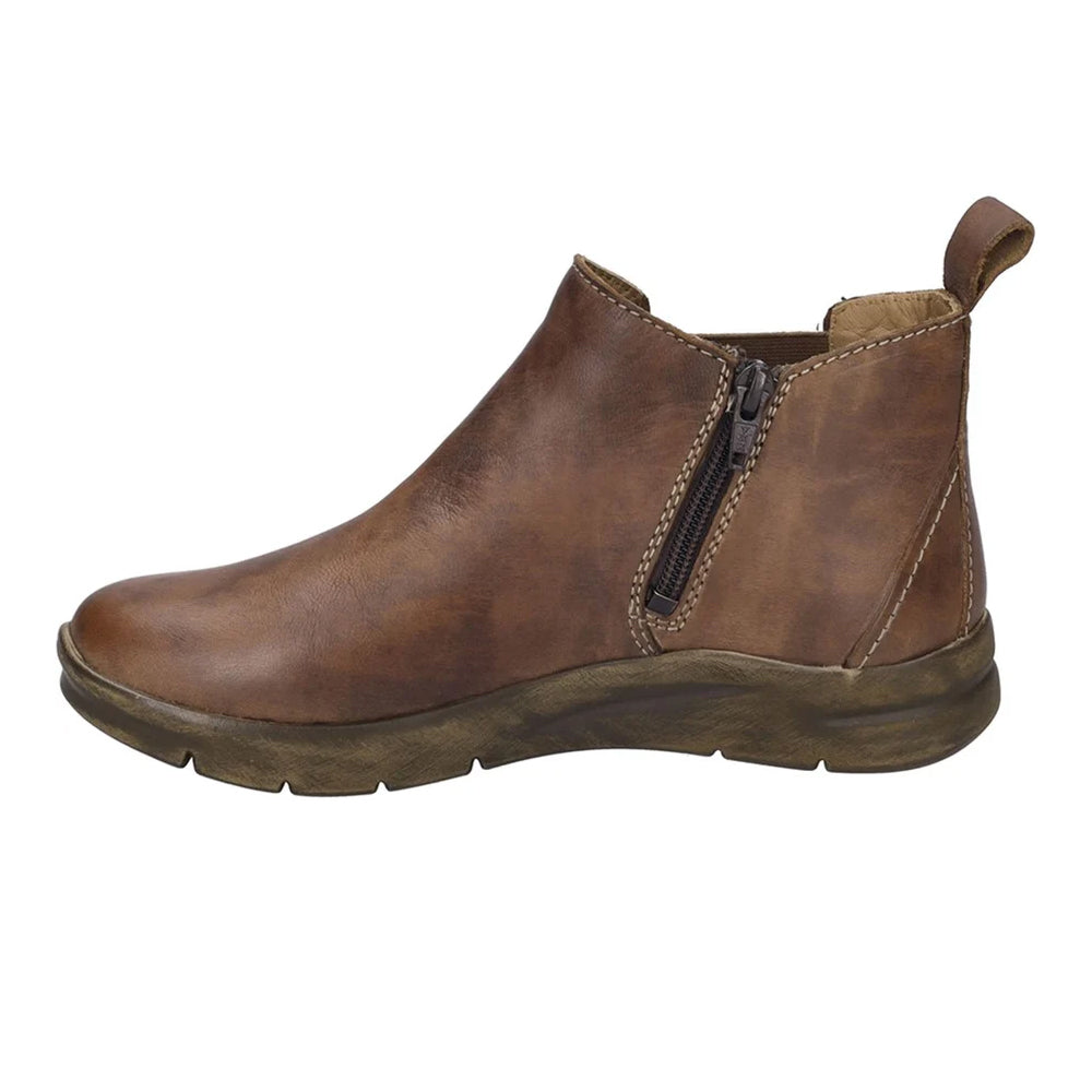 Brown Cognac - Lifestyle - Josef Seibel Womens-Ladies Conny 57 Leather Chelsea Boots