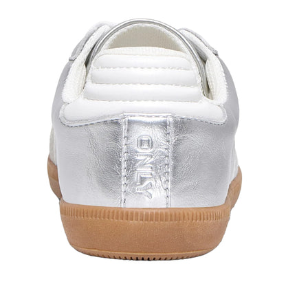 Silver - Back - Only Womens-Ladies Amber Trainers