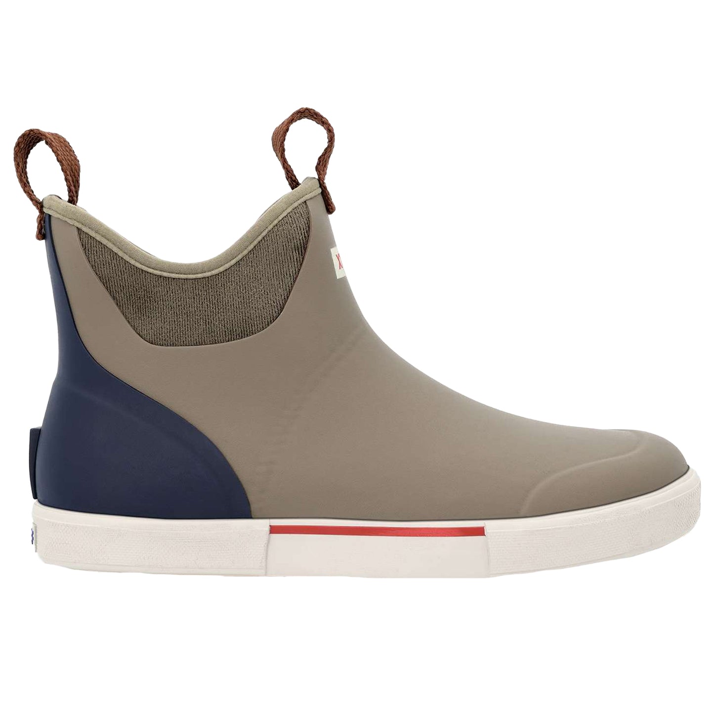 Vintage Olive - Side - Xtratuf Mens Vintage Ankle Deck Boots