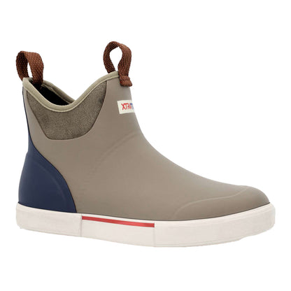 Vintage Olive - Close up - Xtratuf Mens Vintage Ankle Deck Boots