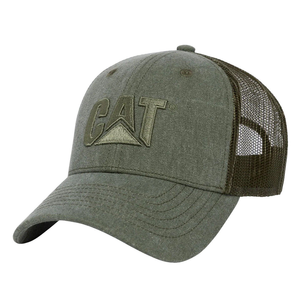 Marshland - Front - CAT Lifestyle Cotton Trucker Cap