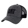 Black - Front - CAT Lifestyle Cotton Trucker Cap