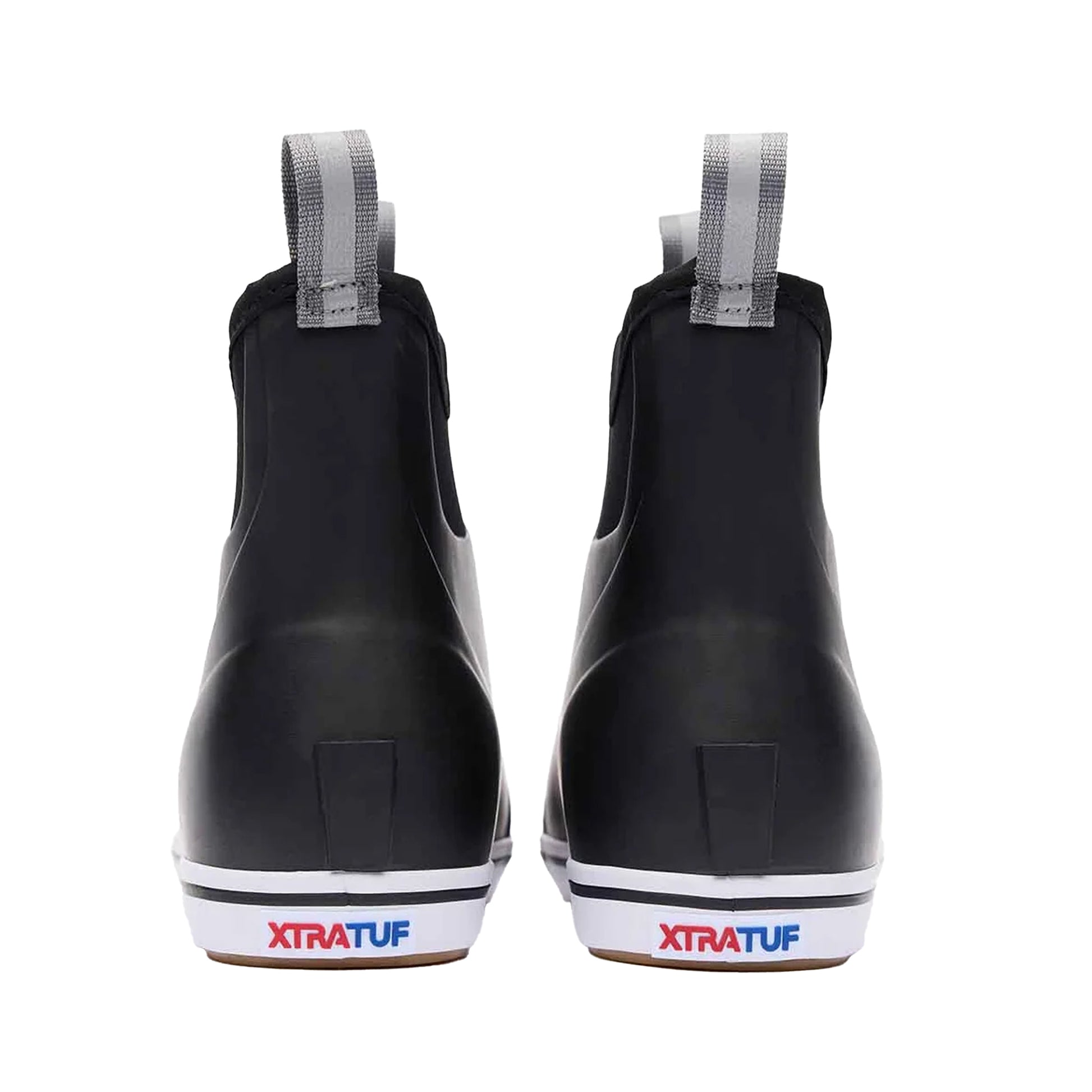 Black - Back - Xtratuf Mens Ankle Deck Boots