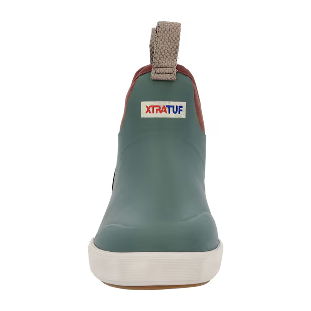 Vintage Sage Green - Pack Shot - Xtratuf Womens-Ladies Vintage Ankle Deck Boots