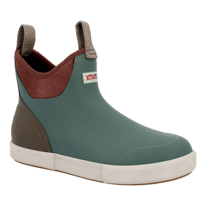 Vintage Sage Green - Front - Xtratuf Womens-Ladies Vintage Ankle Deck Boots