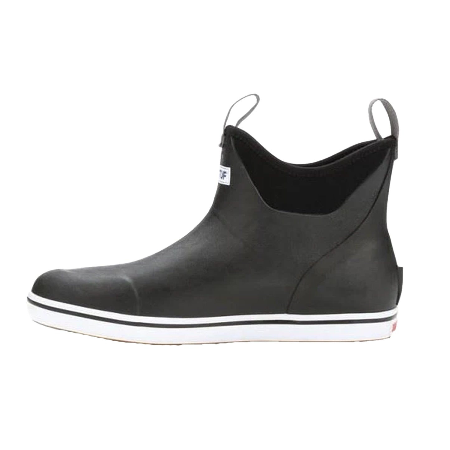 Black - Side - Xtratuf Womens-Ladies Ankle Deck Boots