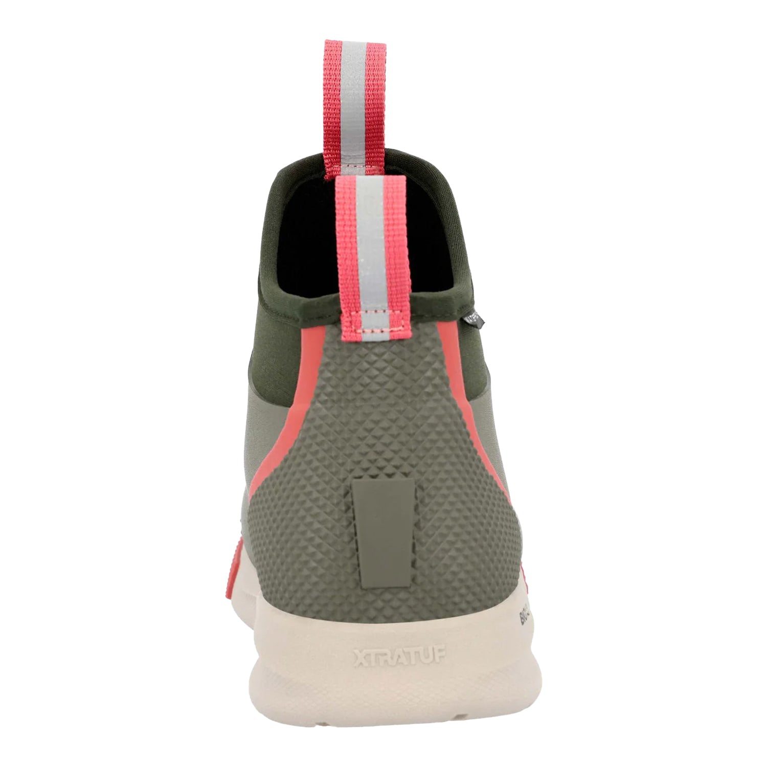 Olive - Back - Xtratuf Womens-Ladies Sports Ankle Deck Boots