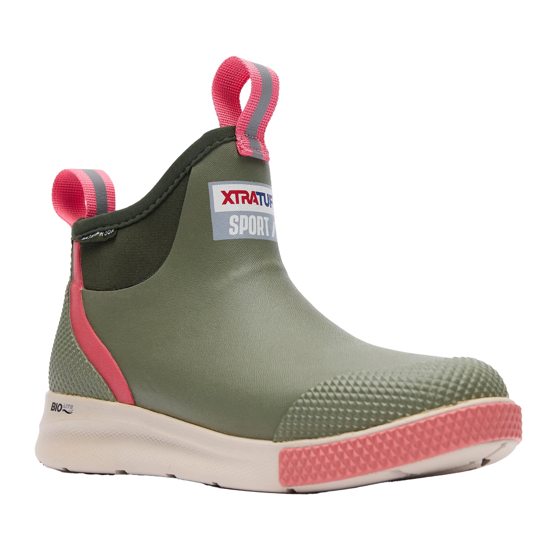 Olive - Front - Xtratuf Womens-Ladies Sports Ankle Deck Boots