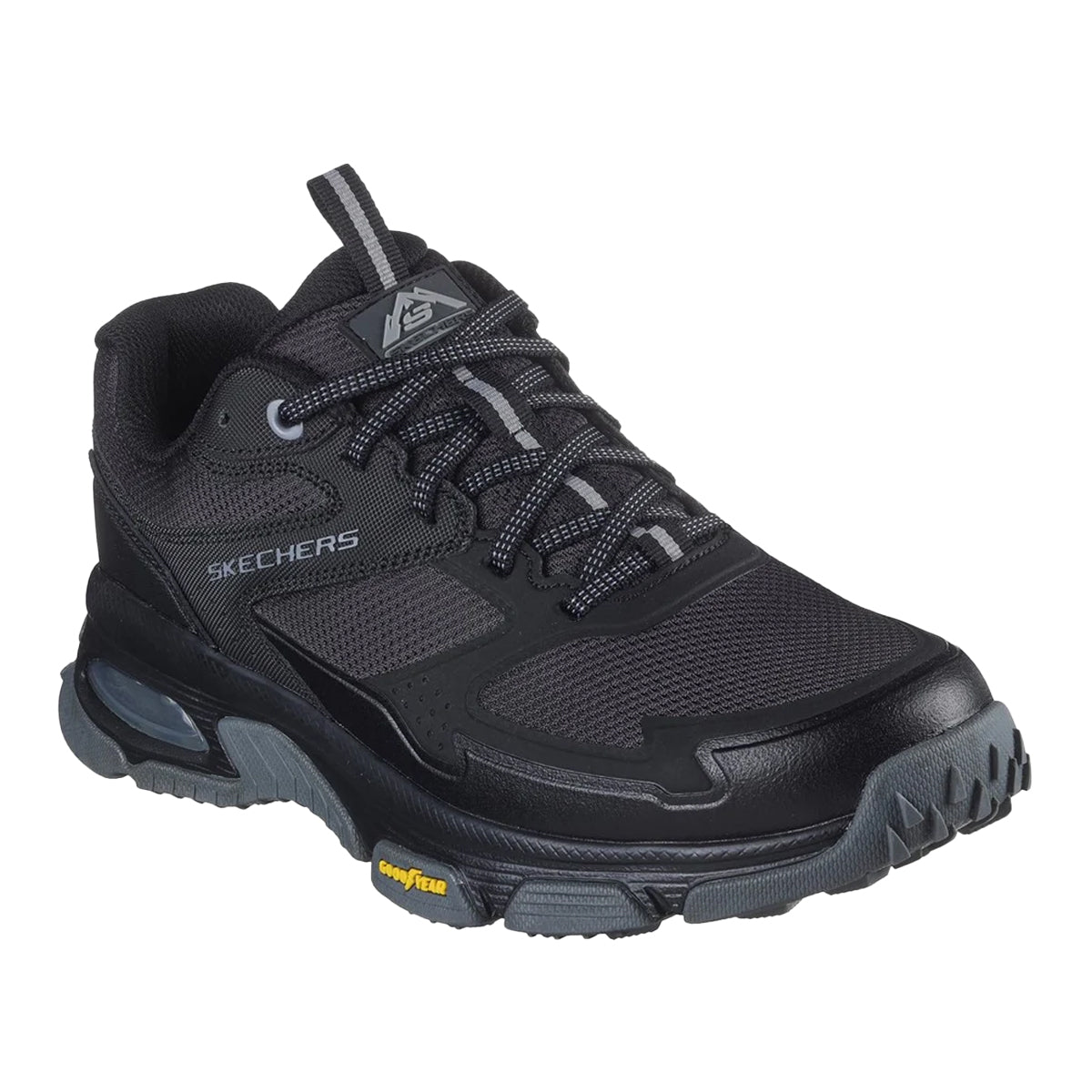 Black - Front - Skechers Mens Sleek Envoy Skech-Air Walking Shoes