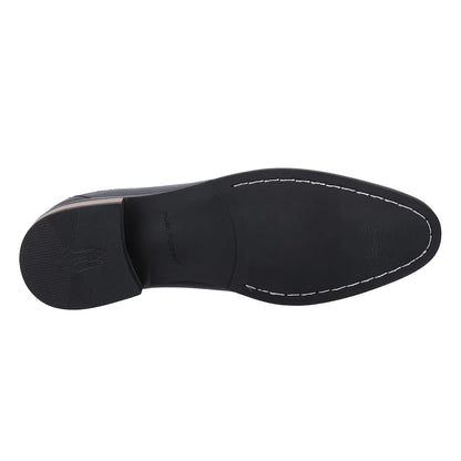 Black - Lifestyle - Hush Puppies Mens Donovan Leather Loafers