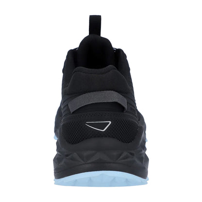 Black-Blue Fog - Back - Hi-Tec Mens Fuse Trek Walking Shoes
