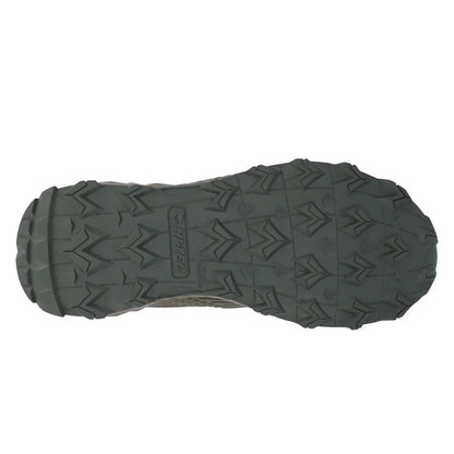 Light Olive - Close up - Hi-Tec Mens Fuse Trek Walking Shoes