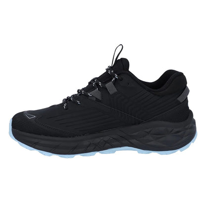 Black-Blue Fog - Side - Hi-Tec Mens Fuse Trek Walking Shoes
