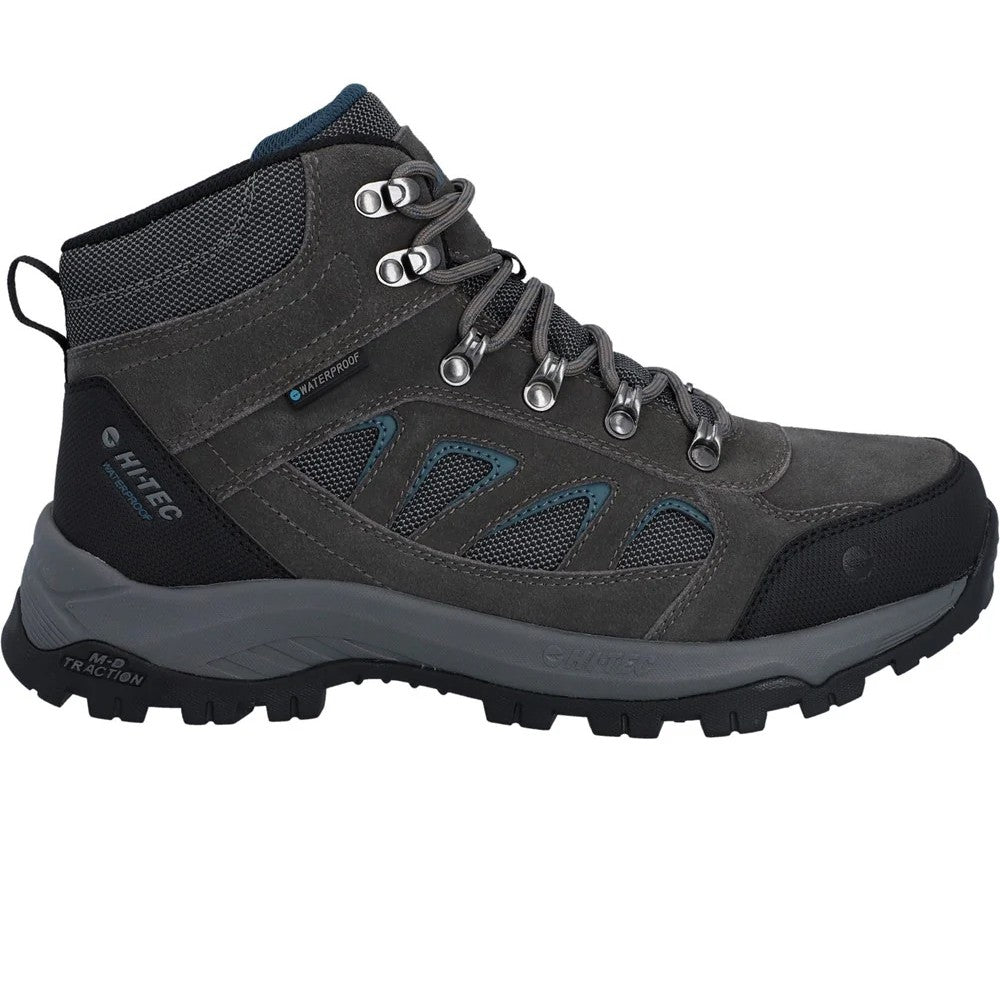 Dark Gull Grey-Harbour Mist - Lifestyle - Hi-Tec Mens Bandera Expedition Suede Ankle Walking Shoes