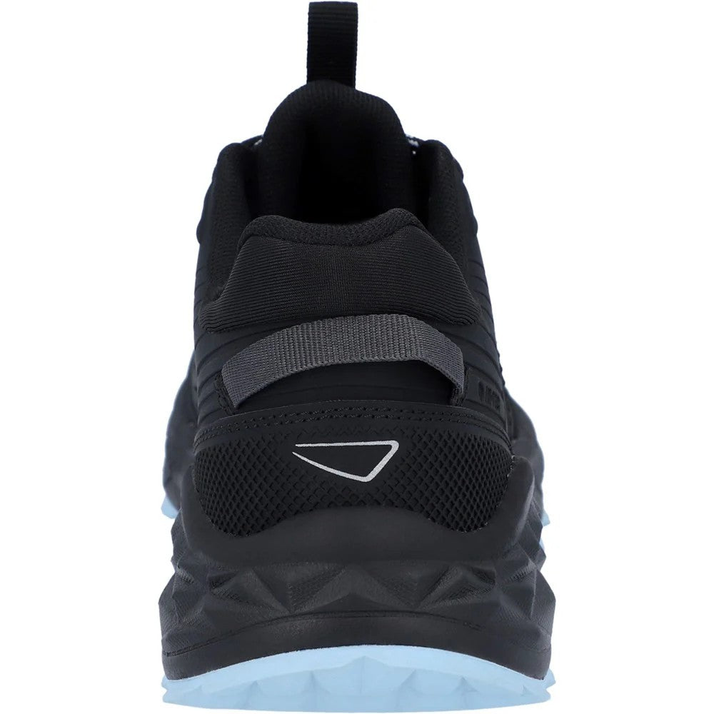 Black-Blue Fog - Back - Hi-Tec Womens-Ladies Fuse Trek Walking Shoes