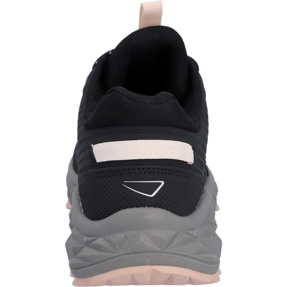 Black-Steeple Grey-Cameo Rose - Back - Hi-Tec Womens-Ladies Fuse Trek Walking Shoes