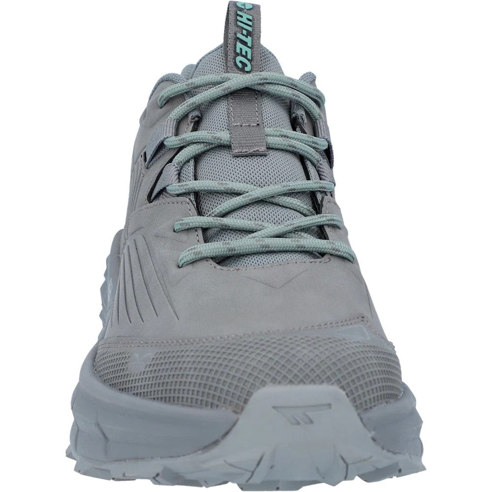Cool Grey - Close up - Hi-Tec Womens-Ladies Fuse Trek Walking Shoes