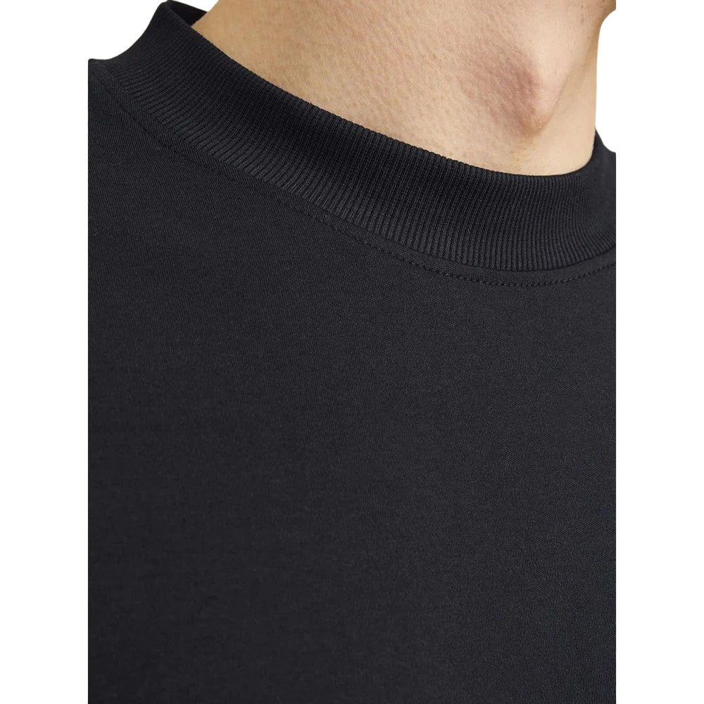 Black - Side - Jack And Jones Mens Chad Branding T-Shirt