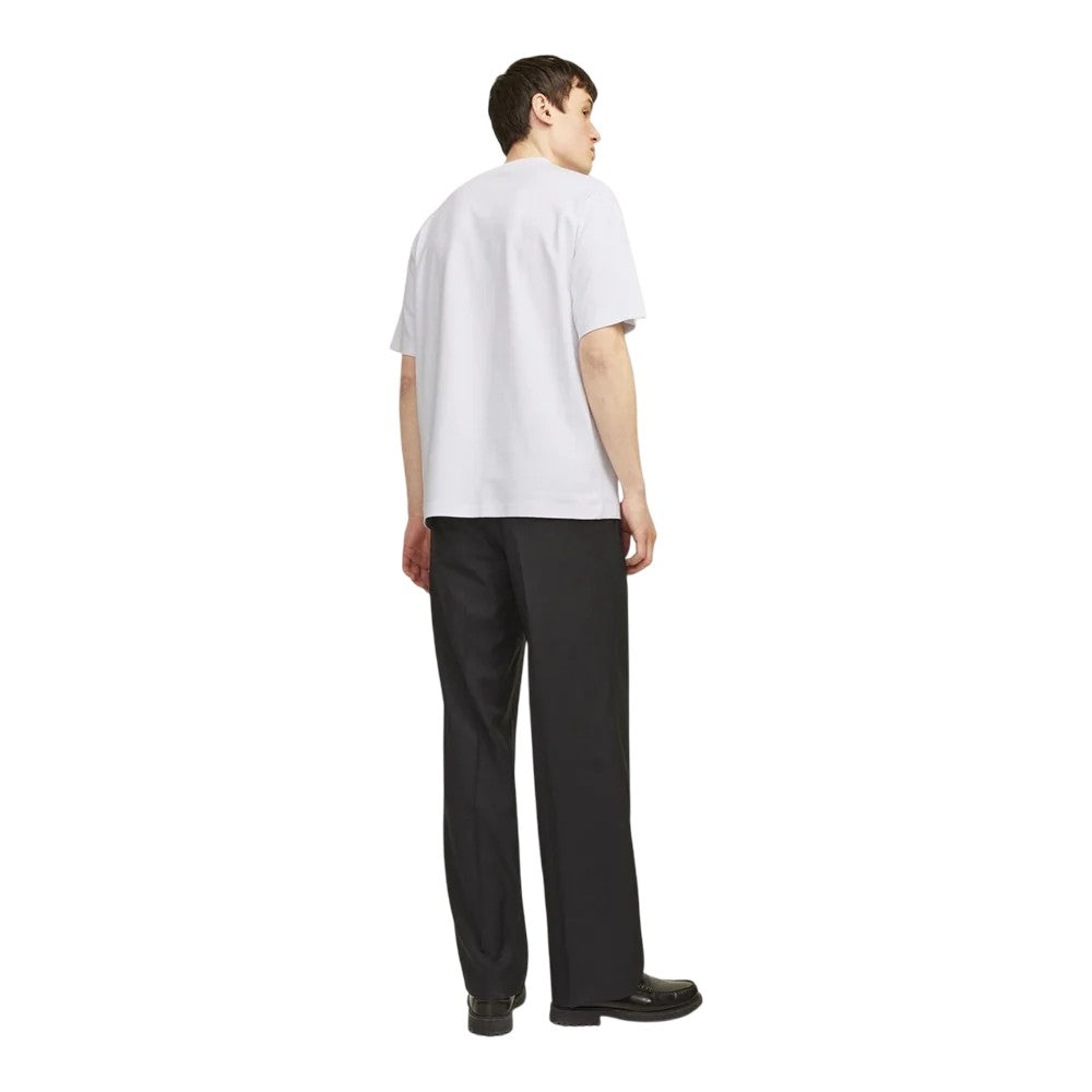 White - Back - Jack And Jones Mens Chad Branding T-Shirt