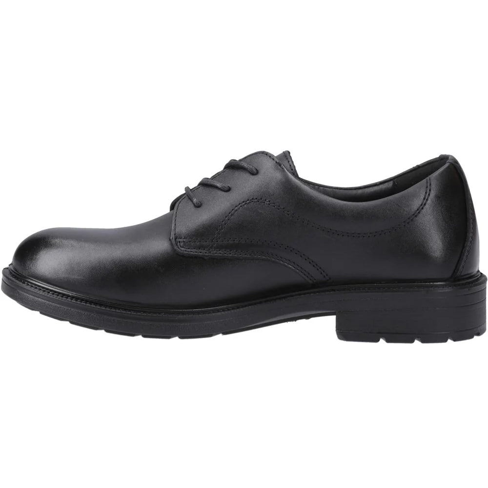 Black - Pack Shot - Amblers Mens York Occupational Full Grain Leather Safety Shoes