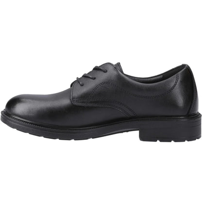 Black - Pack Shot - Amblers Mens York Occupational Full Grain Leather Safety Shoes