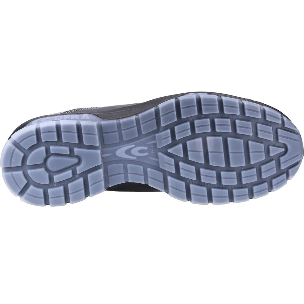 Black - Side - Cofra Mens Caravaggio S3 SRC Full Grain Leather Safety Shoes