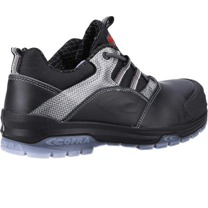 Black - Back - Cofra Mens Caravaggio S3 SRC Full Grain Leather Safety Shoes