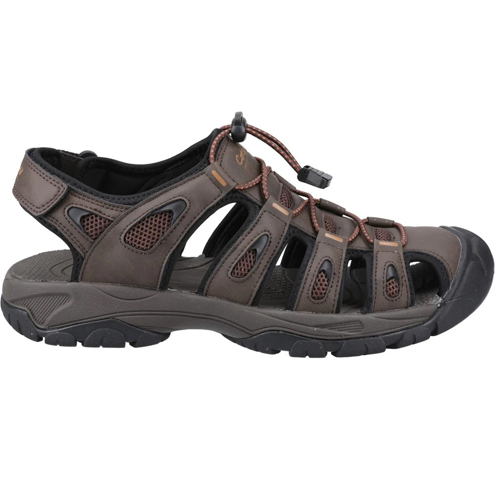 Brown - Lifestyle - Cotswold Mens Ampney Sandals