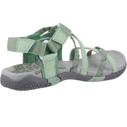 Green-Grey - Back - Cotswold Womens-Ladies Sunhill Sandals