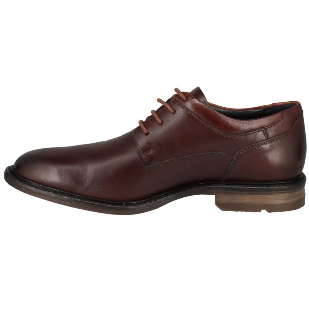 Brown Cognac - Pack Shot - Josef Seibel Mens Earl 05 Leather Oxfords