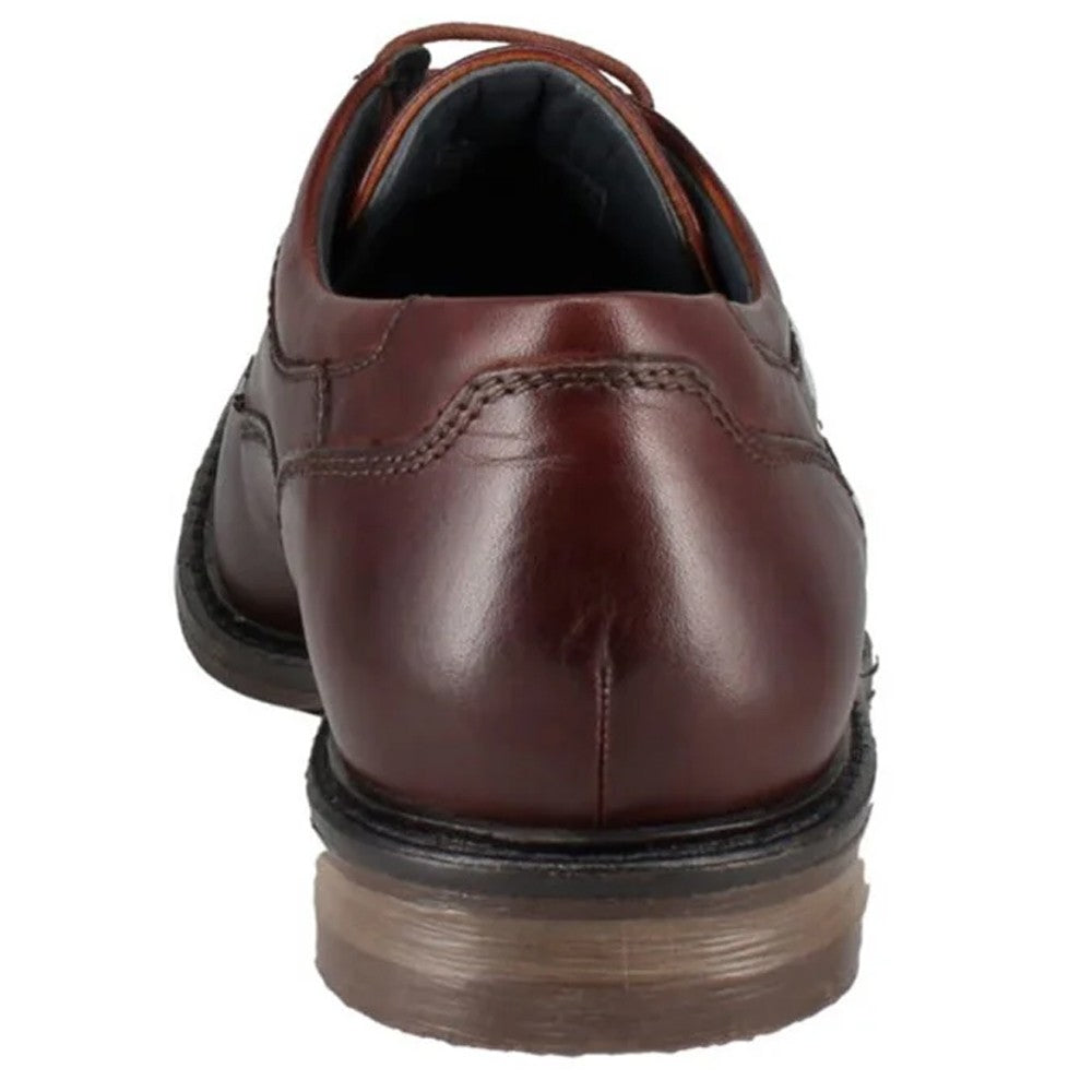 Brown Cognac - Back - Josef Seibel Mens Earl 05 Leather Oxfords