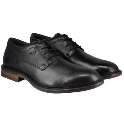 Black - Close up - Josef Seibel Mens Earl 05 Leather Oxfords