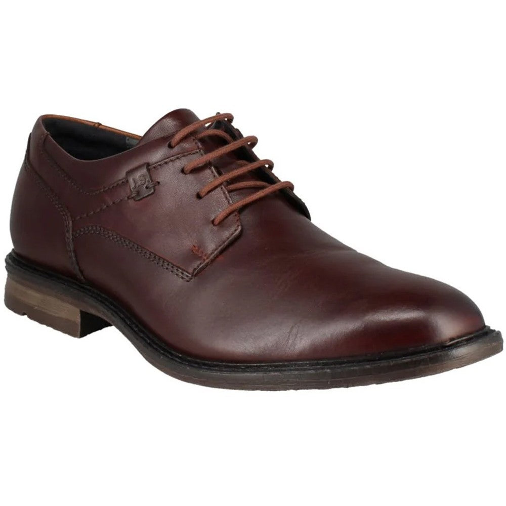Brown Cognac - Front - Josef Seibel Mens Earl 05 Leather Oxfords