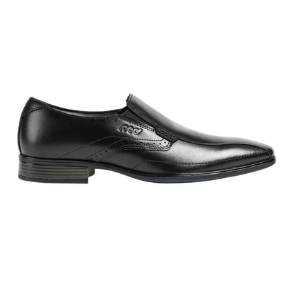 Black - Side - POD Mens Earl Leather Shoes