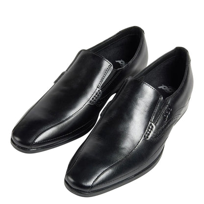 Black - Pack Shot - POD Mens Earl Leather Shoes