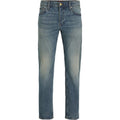 Blue Denim - Front - Jack And Jones Mens Mike Tapered Jeans