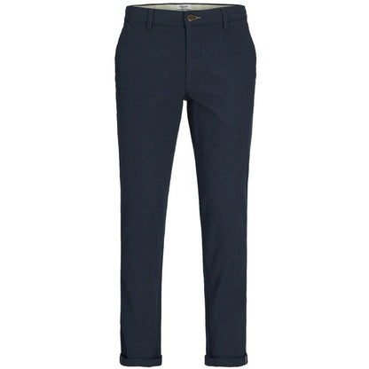 Navy Blazer - Front - Jack And Jones Mens Slim Chinos