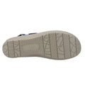 Navy - Pack Shot - Fleet & Foster Womens-Ladies Bernice Leather Sandals