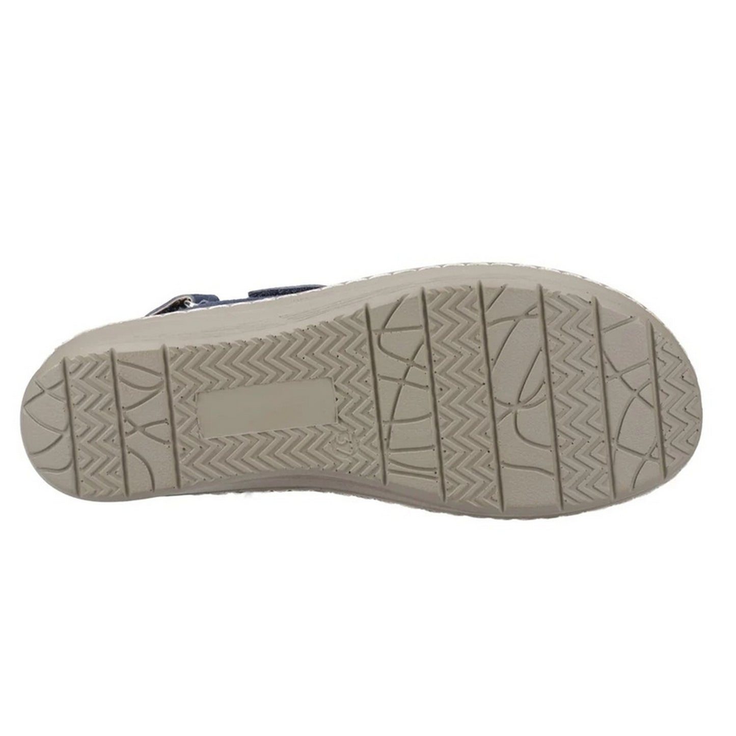 Navy - Pack Shot - Fleet & Foster Womens-Ladies Bernice Leather Sandals