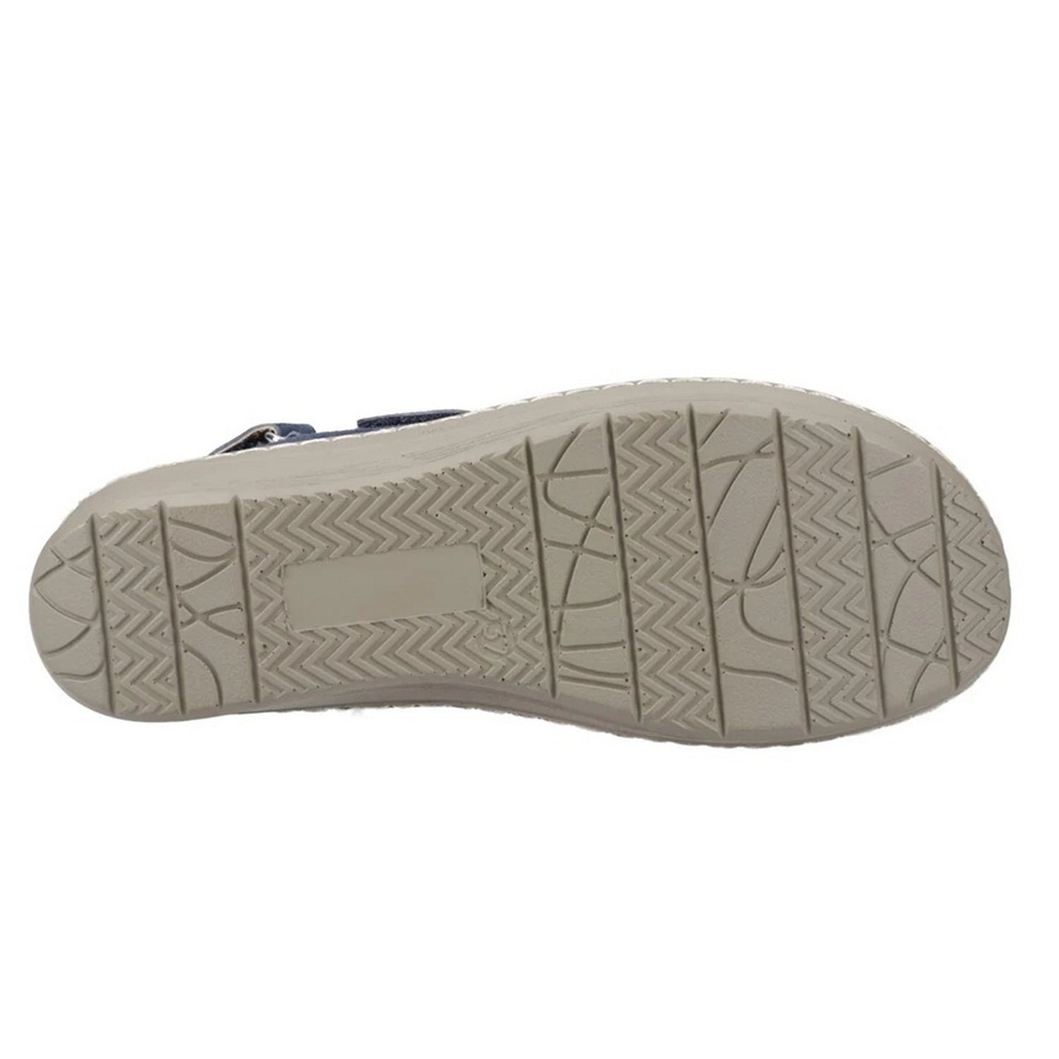 Navy - Pack Shot - Fleet & Foster Womens-Ladies Bernice Leather Sandals