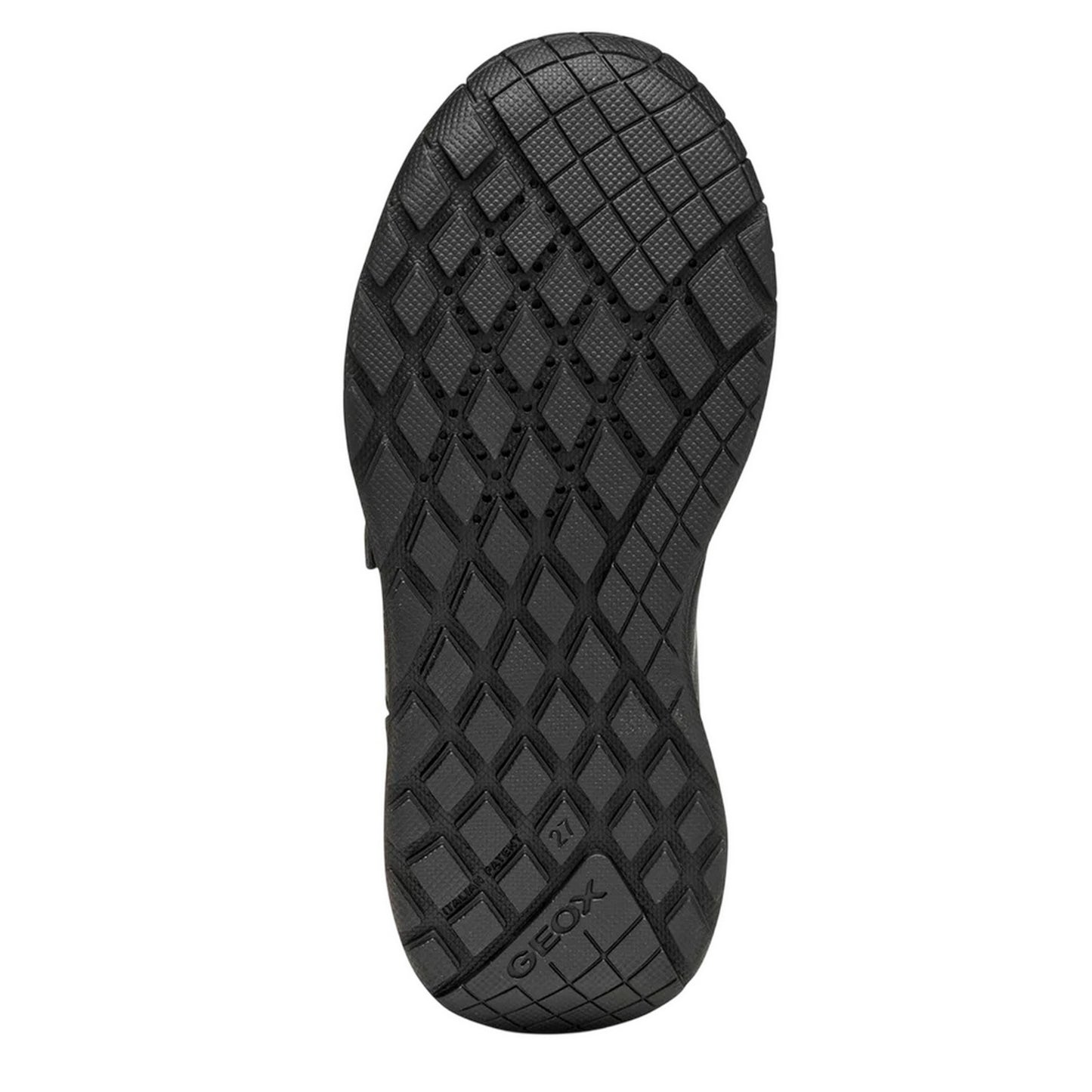 Black - Pack Shot - Geox Boys Rann-E School Shoes