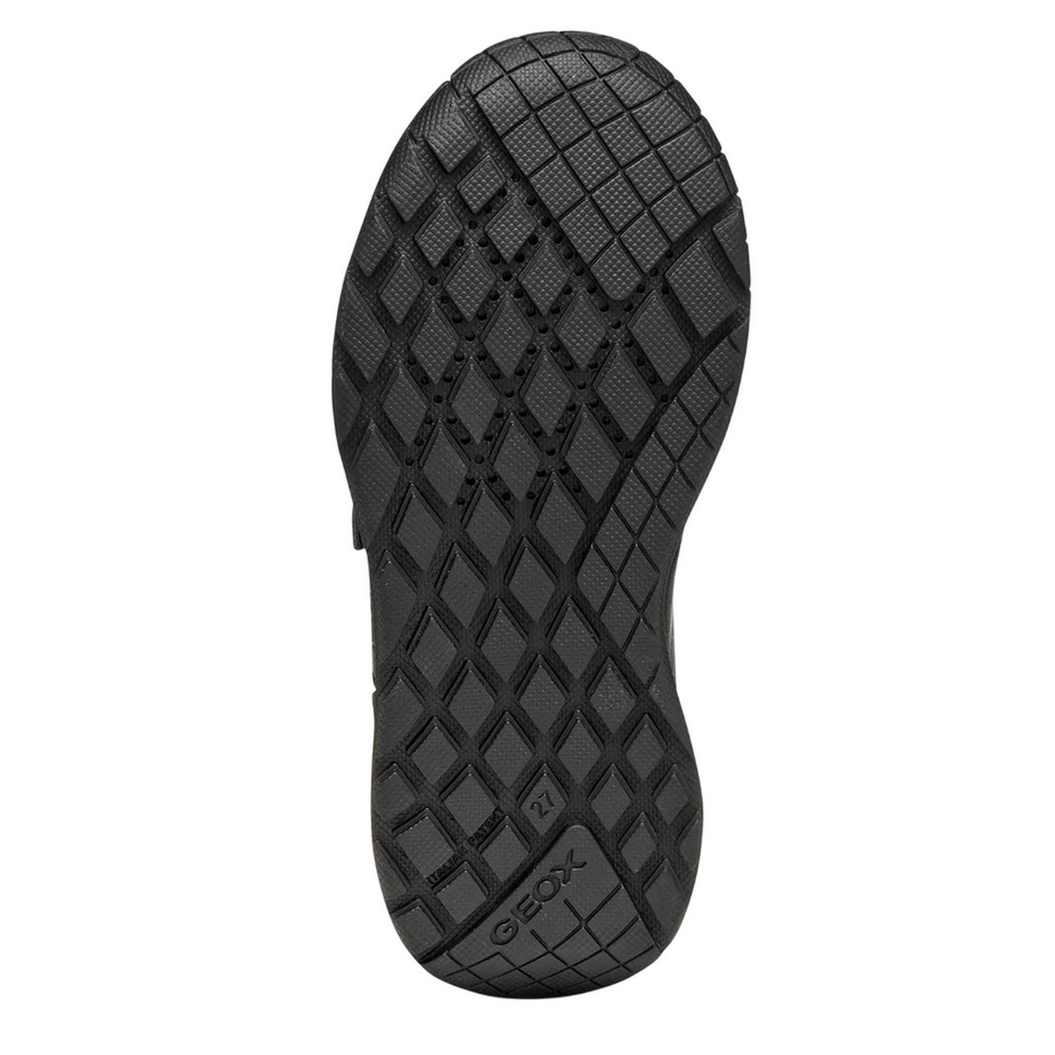 Black - Pack Shot - Geox Boys Rann-E School Shoes