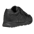 Black - Back - Geox Boys Rann-E School Shoes