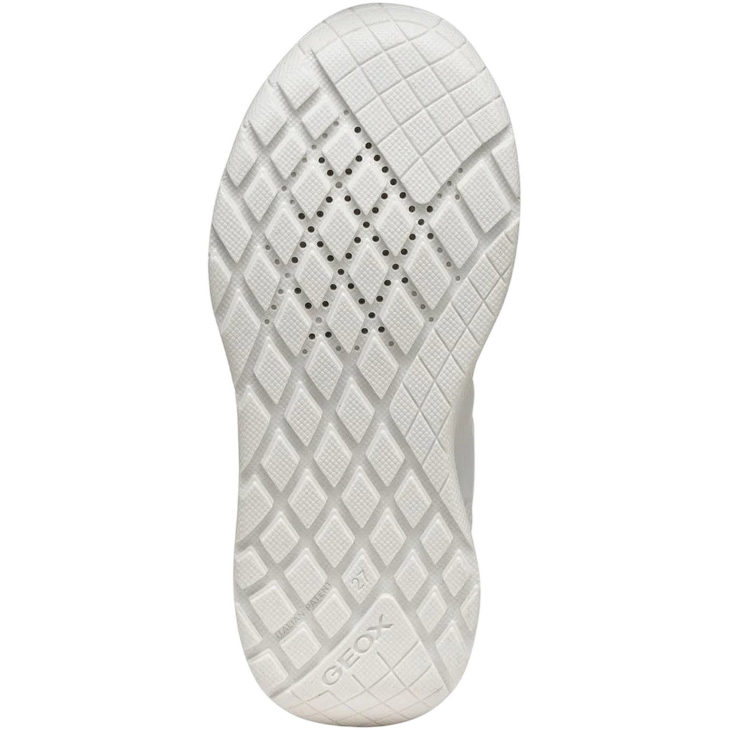 White - Pack Shot - Geox Boys Rann-E School Shoes